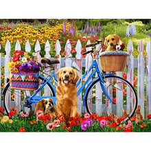 Load image into Gallery viewer, DIY 5D Diamond Painting Golden Retriever Dog Diamond Embroidery Cross Stitch Kits Animal Mosaic Full Round Rhinestone Home Decor - SallyHomey Life&#39;s Beautiful