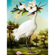 Load image into Gallery viewer, DIY 5D Diamond Painting Crane Animal Cross Stitch Diamond Embroidery Sale Full Round Drill Rhinestones Wall Art Picture Decor