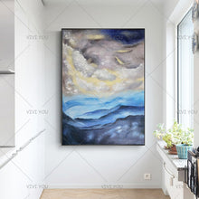 Load image into Gallery viewer, 100% Handmade Newest Abstract Landscape Oil Painting Modern Home 