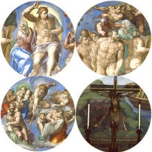 Load image into Gallery viewer, Famous Painting The Last Judgement by Michelangelo Posters and Prints Wall Art Canvas Painting for Living Room Decor No Frame - SallyHomey Life&#39;s Beautiful