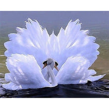 Load image into Gallery viewer, DIY 5D Diamond Painting Swan Animal Full Round Mosaic Cross Stitch Kit Diamond Embroidery Picture Rhinestone Wall Home Decor