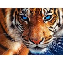 Load image into Gallery viewer, 5D Diamond Painting Tiger Full Round Drill Mosaic Diamond Embroidery Cross Stitch Animal rhinestones DIY Wall Sticker Decor Gift