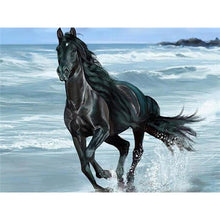 Load image into Gallery viewer, DIY 5D Diamond Painting horse Full Drill Round Diamond Embroidery Cross Stitch Kits Rhinestone Mosaic Wall Art Home Decor - SallyHomey Life&#39;s Beautiful