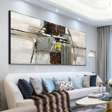 Load image into Gallery viewer, Hand Painted Abstract Oil Paintings Modern Wall Art Canvas Wall Pictures Posters For Living Room Home Decor Wall Painting