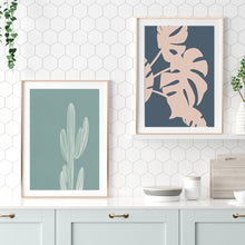 Load image into Gallery viewer, Agave Monstera, кактус, абстрактная девушка, растение, настенная живопись, холст, скандинавские постеры и принты, настенные карт - SallyHomey Life's Beautiful