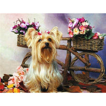 Load image into Gallery viewer, DIY 5D Diamond Painting Dog Cross Stitch Diamond Embroidery Sale Animal Mosaic Rhinestones Pictures Full Round Drill Home Decor