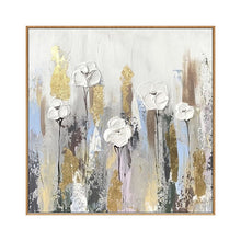 Load image into Gallery viewer, 100% Hand Painted Abstract Whit Flower Art Oil Painting On Canvas Wall Art Frameless Picture Decoration For Live Room Home Decor