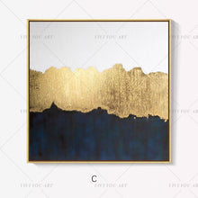 Load image into Gallery viewer, 🔥 🔥 100% Hand Painted Bright Golden Gray Abstract Painting  Modern Art Picture For Living Room Modern Cuadros Canvas Art High Quality