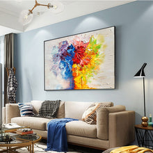 Load image into Gallery viewer, 100% Hand Painted Abstract Abstract Flower Oil Painting On Canvas Wall Art Frameless Picture Decoration For Live Room Home Decor