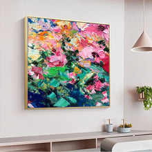 Load image into Gallery viewer, Abstract flower paintings for living room wall oil painting canvas handmade vintage wall art canvas cuadros modernos for bedroom - SallyHomey Life&#39;s Beautiful