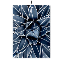 Load image into Gallery viewer, Blue White Flower Rose Fern Leaf Plant Wall Art Canvas Painting Nordic Posters And Prints Wall Pictures For Living Room Decor - SallyHomey Life&#39;s Beautiful
