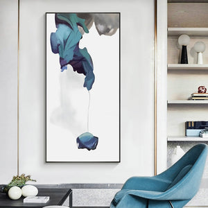 100% Hand Painted Abstract Cloth Art Oil Painting On Canvas Wall Art Frameless Picture Decoration For Live Room Home Decor Gift