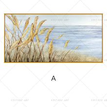 Load image into Gallery viewer, 🔥 🔥 100% Hand Painted Gold Wheat Sea Painting  Modern Art Picture For Living Room Modern Cuadros Canvas Art High Quality