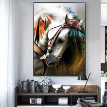 Load image into Gallery viewer, 100% Hand Painted Abstract horse Art Oil Painting On Canvas Wall Art Frameless Picture Decoration For Live Room Home Decor Gift
