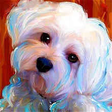 Load image into Gallery viewer, DIY 5D Diamond Painting Dog Animal Pattern Diamond Embroidery Cross Stitch Kits Handmade Full Round Rhinestone Mosaic Decor Art - SallyHomey Life&#39;s Beautiful