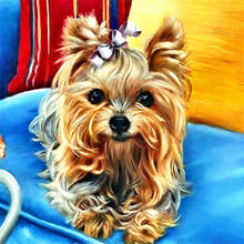 Load image into Gallery viewer, DIY 5D Diamond Painting Dog Animal Pattern Diamond Embroidery Cross Stitch Kits Handmade Full Round Rhinestone Mosaic Decor Art - SallyHomey Life&#39;s Beautiful