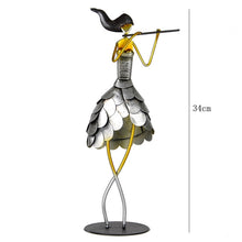 Load image into Gallery viewer, Metal Female band Model Home Decoration Living Room Cafe Showcase Crafts Set Figurines Halloween Christmas Wedding Decor Gift