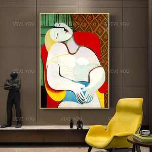 100% Hand Painted Home Decor Oil Painting Artwork Copy Famous Picasso Painting