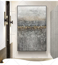 Load image into Gallery viewer,   100% Hand Painted on canvas abstract landscape wall picture painting for living room Decor