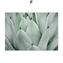 Load image into Gallery viewer, Agave Monstera, кактус, абстрактная девушка, растение, настенная живопись, холст, скандинавские постеры и принты, настенные карт - SallyHomey Life's Beautiful