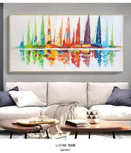 Load image into Gallery viewer, Decorative wall pictures abstract paintings heavy oil texture oil painting on canvas landscape  for living room wall decoration - SallyHomey Life&#39;s Beautiful