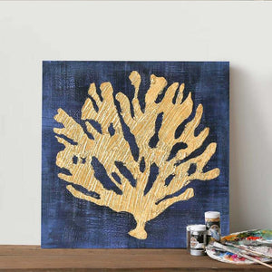 100% Hand Painted Abstract Golden Flower Painting On Canvas Wall Art Frameless Picture Decoration For Live Room Home Decor Gift