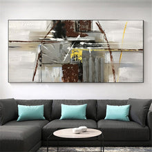 Load image into Gallery viewer, Hand Painted Abstract Oil Paintings Modern Wall Art Canvas Wall Pictures Posters For Living Room Home Decor Wall Painting