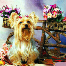 Load image into Gallery viewer, DIY 5D Diamond Painting Dog Animal Pattern Diamond Embroidery Cross Stitch Kits Handmade Full Round Rhinestone Mosaic Decor Art - SallyHomey Life&#39;s Beautiful