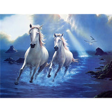 Load image into Gallery viewer, DIY 5D Diamond Painting horse Full Drill Round Diamond Embroidery Cross Stitch Kits Rhinestone Mosaic Wall Art Home Decor - SallyHomey Life&#39;s Beautiful