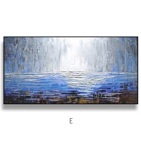 100% Painting knife painting oil painting, abstract on canvas 100% manual art modern art living room wall decoration - SallyHomey Life's Beautiful