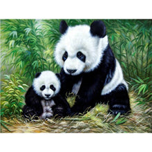 Load image into Gallery viewer, DIY 5D Diamond Painting Panda Animal Mosaic Full Round Diamond Embroidery Cross Stitch Landscape Flower Rhinestones Home Decor