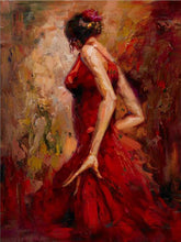 Load image into Gallery viewer, Dancing Girl in Red Dress Decorative Pictures - SallyHomey Life&#39;s Beautiful