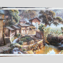 Load image into Gallery viewer, 100% Hand Painted Village Scenery High-quality Art Painting On Canvas Wall Art Wall Adornment Pictures Painting For Home Decor