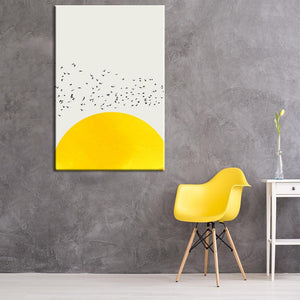 Nordic Minimalism Abstract Canvas Painting A Thousand Birds Digital Print Poster Wall Art Picture for Living Room Home Decor - SallyHomey Life's Beautiful