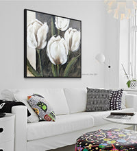 Load image into Gallery viewer, Handmade  flower oil painting wall pictures for living room laminas de cuadros pared decorativas cuadros decoracion dormitorio - SallyHomey Life&#39;s Beautiful