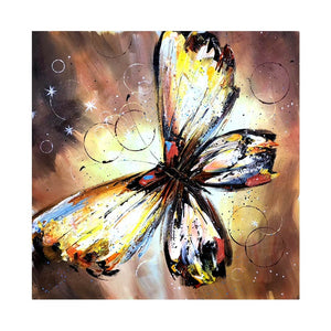100% Hand Painted Abstract Butterfly Art Painting On Canvas Wall Art Wall Adornment Pictures Painting For Live Room Home Decor