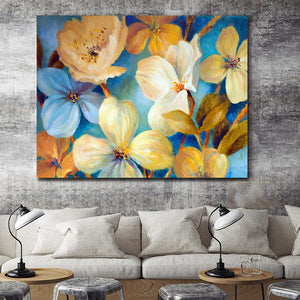 100% Hand Painted Colorful Leaves Art Oil Painting On Canvas Wall Art Frameless Picture Decoration For Live Room Home Decor Gift