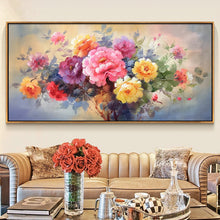 Load image into Gallery viewer, 100% Hand Painted Modern Flower Art Oil Painting On Canvas Wall Art Frameless Picture Decoration For Live Room Home Decor Gift