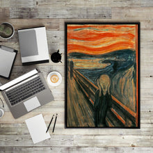 Load image into Gallery viewer, Edvard Munch Scream Abstract Oil Painting on Canvas Print Poster Wall Art Picture for Living Room Home Cuadros Decor Gift - SallyHomey Life&#39;s Beautiful