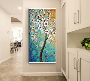 Decorative pictures modern abstract oil painting acrylic painting flower cheap modern paintings wall picture for living room - SallyHomey Life's Beautiful
