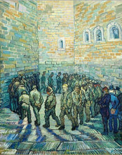 Load image into Gallery viewer, Impressionist Famous Painting Vincent van Gogh&#39;s Prisoner Poster Print on Canvas Wall Art Painting for Living Room Home Decor - SallyHomey Life&#39;s Beautiful