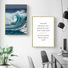 Load image into Gallery viewer, Modern Seascape Poster And Prints Wall Art Canvas Painting Wall Pictures For Living Room Nordic Home Decoration No Frame 50X70CM - SallyHomey Life&#39;s Beautiful