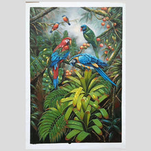 Load image into Gallery viewer, 100% Hand Painted Colored Parrot High-quality Art Oil Painting On Canvas Wall Art Wall Adornment Picture Painting For Home Decor