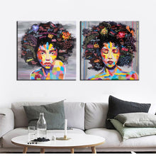 Load image into Gallery viewer, 70x70cm Modern Abstract  Girl Printed Poster - SallyHomey Life&#39;s Beautiful