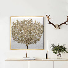 Load image into Gallery viewer, Abstract Golden Tree Pictures for Living Room No Frame - SallyHomey Life&#39;s Beautiful