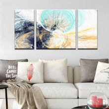Load image into Gallery viewer, 🔥 3Pcs Irregular Color lines Imagination Abstract Wind Tunnel Canvas Painting Wall Art Poster for Living Room Home Decor No Frame - SallyHomey Life&#39;s Beautiful