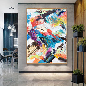100% Hand painted abstract scenery Art Oil Painting On Canvas Wall Art Wall Adornment pictures Painting For Live Room Home Decor