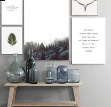 Load image into Gallery viewer, Scandinavian Forest Leaf Canvas Poster Motivational Nordic Style Nature Wall Art Print Painting Decoration Pictures Home Decor - SallyHomey Life&#39;s Beautiful