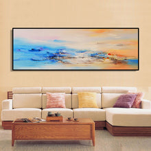Load image into Gallery viewer, Modern Abstract Oil Painting Posters and Prints Wall Art Canvas Painting Colorful Cloud Pictures for Living Room Decor No Frame - SallyHomey Life&#39;s Beautiful