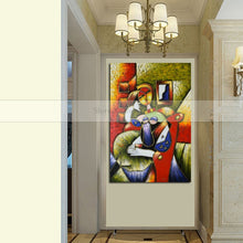 Load image into Gallery viewer, World famous Oil Painting Abstract Portrait Lady By Pablo Picasso Wall Picture 100% Handmade Home Wall Decor Unique Gift - SallyHomey Life&#39;s Beautiful
